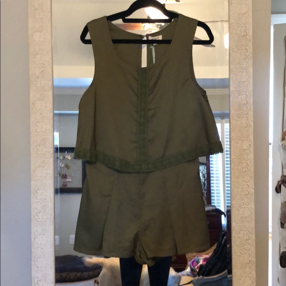 Umgee Green Romper